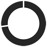 Generic doughnut chart icon