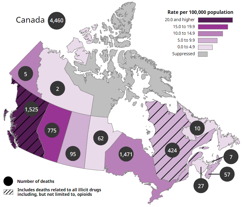 National Report: Apparent Opioid-related Deaths in Canada - Data Blog ...