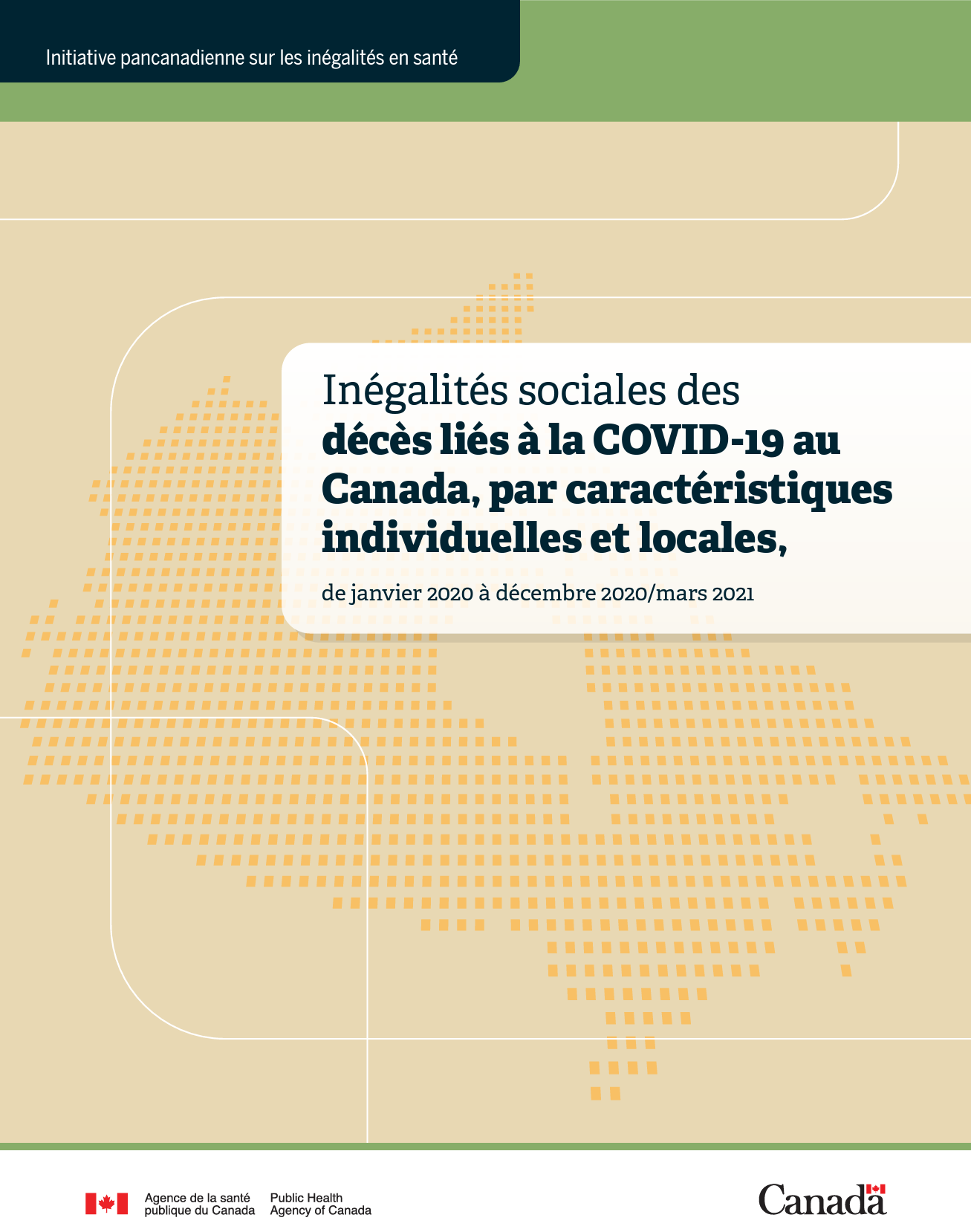 Inégalités sociales des décès liés à la COVID-19 au Canada, par caractéristiques individuelles et locales, de janvier 2020 à décembre 2020/mars 2021