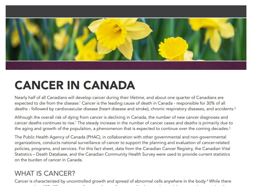 Cancer in Canada